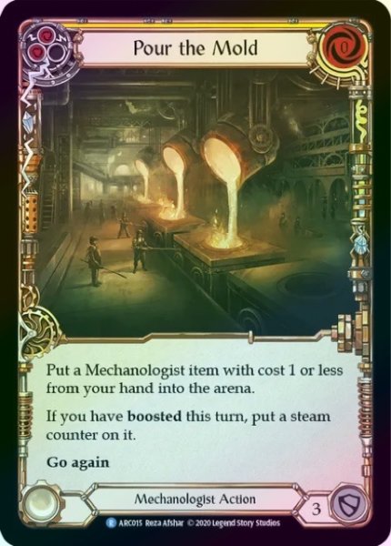 画像1: 【Mechanologist】Pour the Mold ［黄］【U-ARC015-R】《Rainbow Foil》 (1)