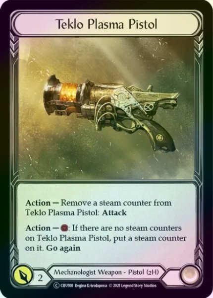 画像1: 【Mechanologist】Teklo Plasma Pistol【U-CRU100-C】《Rainbow Foil》 (1)