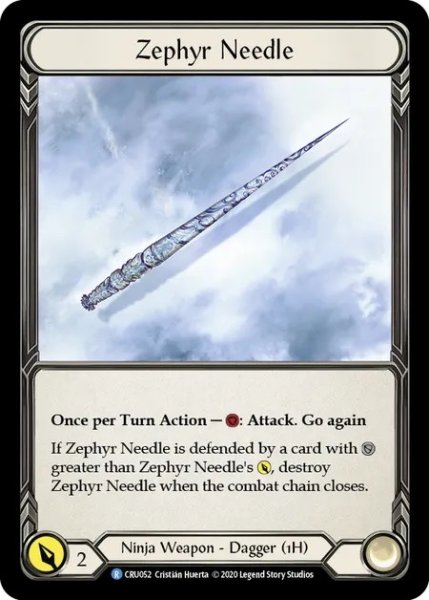 画像1: 【Ninja】Zephyr Needle【1st-CRU051-R】Regular (1)