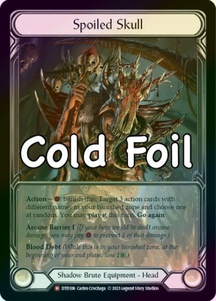 画像1: 【Shadow Brute】Spoiled Skull【DTD106-M】《Cold Foil》 Extended Art (1)