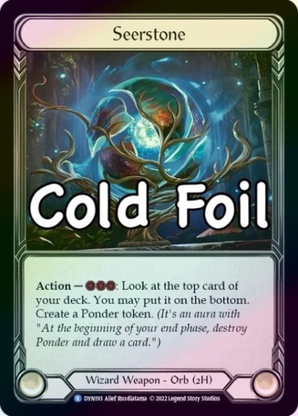 画像1: 【Wizard】Seerstone【DYN193-R】《Cold Foil》 (1)