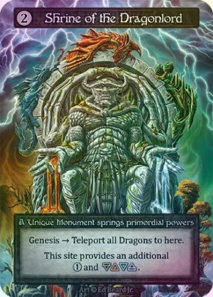 画像1: 【Artifact】Shrine of the Dragonlord【DL-Unique】《Foil》 (1)