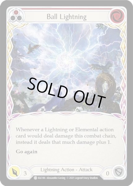 画像1: 【Lightning】Ball Lightning ［赤］【1st-ELE186-C】Regular (1)