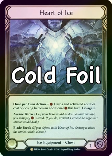 画像1: 【Earth】Heart of Ice【1st-ELE144-L】《Cold Foil》 (1)