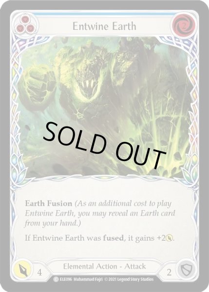 画像1: 【Elemental】Entwine Earth ［青］【1st-ELE096-C】Regular (1)