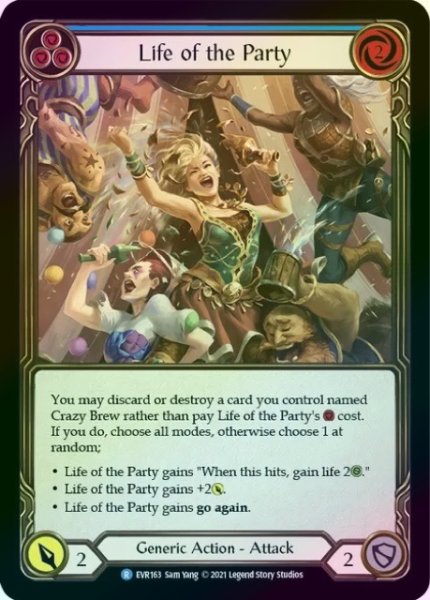 画像1: 【Generic】Life of the Party ［青］【1st-EVR163-R】《Rainbow Foil》 (1)