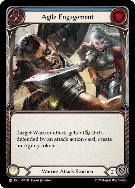 画像1: 【Warrior】Agile Engagement ［青］【HVY117-C】Regular (1)