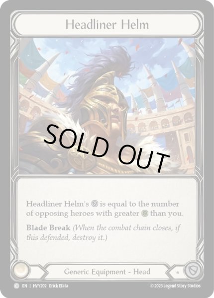 画像1: 【Generic】Headliner Helm【HVY202-C】《Cold Foil》 (1)