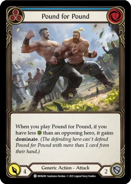 画像1: 【Generic】Pound for Pound  ［青］【1st-MON280-C】Regular (1)