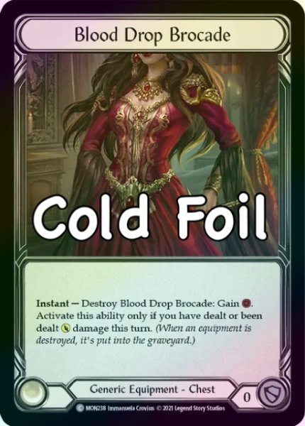 画像1: 【Generic】Blood Drop Brocade【1st-MON238-C】《Cold Foil》 (1)