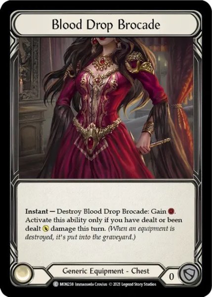 画像1: 【Generic】Blood Drop Brocade【1st-MON238-C】Regular (1)