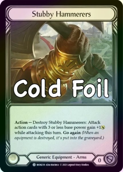 画像1: 【Generic】Stubby Hammerers【1st-MON239-C】《Cold Foil》 (1)