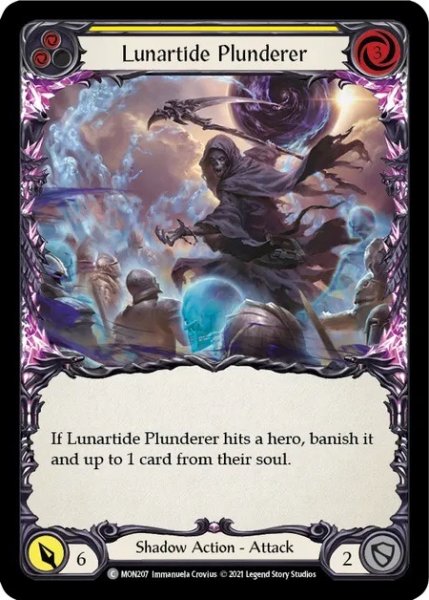 画像1: 【Shadow】Lunartide Plunderer ［黄］【1st-MON207-C】Regular (1)