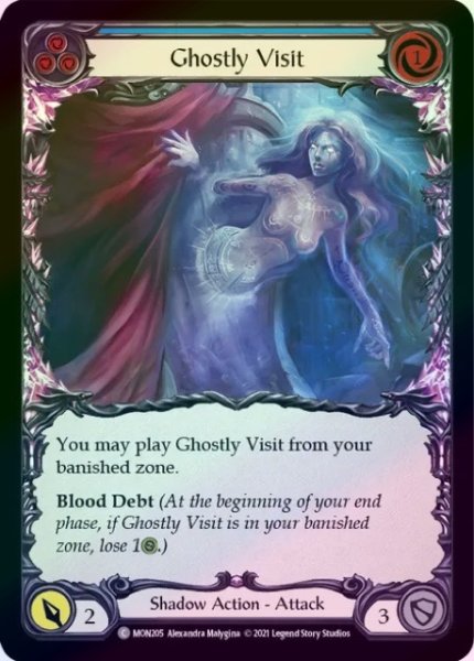 画像1: 【Shadow】Ghostly Visi ［青］【1st-MON205-C】《Rainbow Foil》 (1)