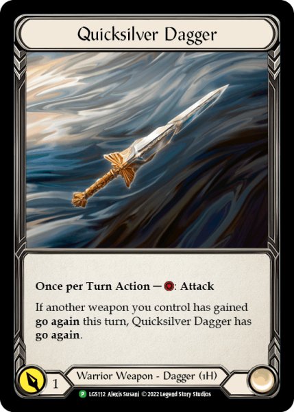 画像1: 【Cold Foil】Quicksilver Dagger【LGS112-P】 (1)