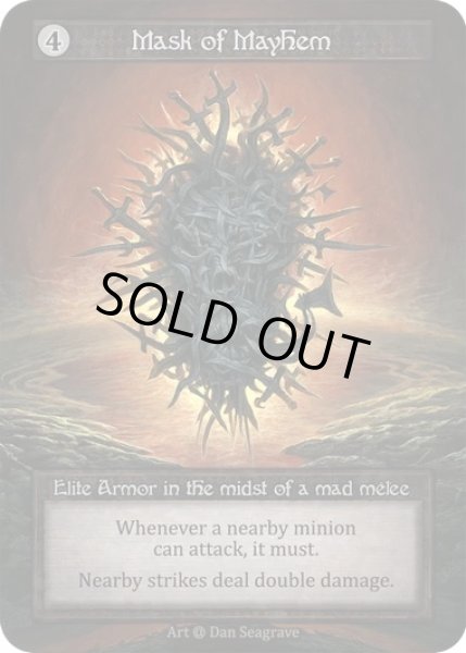 画像1: 【Artifact】Mask of Mayhem【Alpha-Elite】Regular (1)