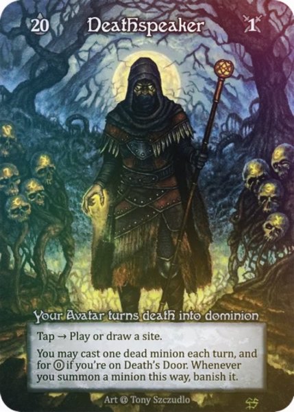 画像1: 【Avatar】Deathspeaker【Alpha-Elite】《Foil》 (1)