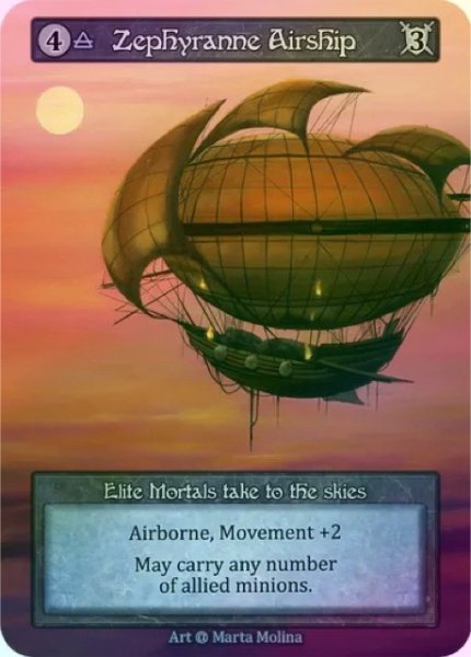 画像1: 【Air】Zephyranne Airship【Alpha-Elite】《Foil》 (1)