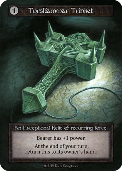 画像1: 【Artifact】Torshammar Trinket【Alpha-Exceptional】Regular (1)