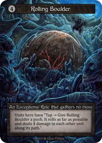 画像1: 【Artifact】Rolling Boulder【Alpha-Exceptional】Regular (1)