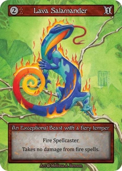 画像1: 【Fire】Lava Salamander【Alpha-Exceptional】Regular (1)