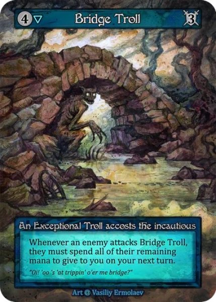 画像1: 【Water】Bridge Troll【Alpha-Exceptional】Regular (1)