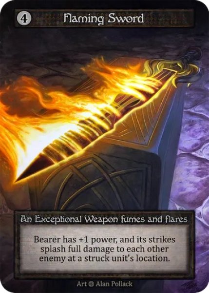 画像1: 【Artifact】Flaming Sword【Alpha-Exceptional】Regular (1)