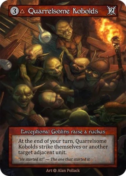 画像1: 【Fire】Quarrelsome Kobolds【Alpha-Exceptional】Regular (1)