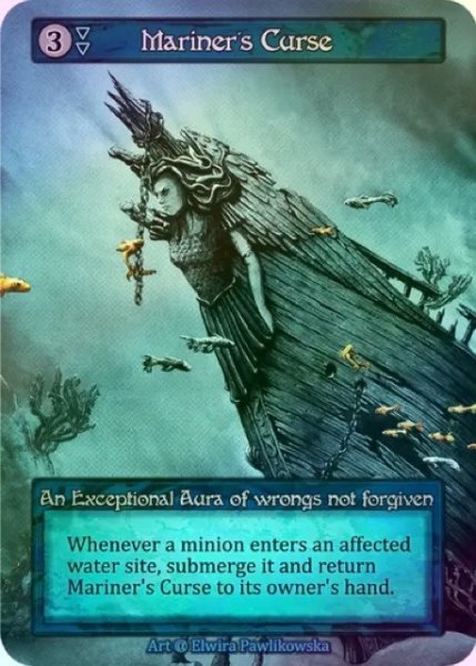 画像1: 【Water】Mariner’s Curse【Alpha-Exceptional】《Foil》 (1)