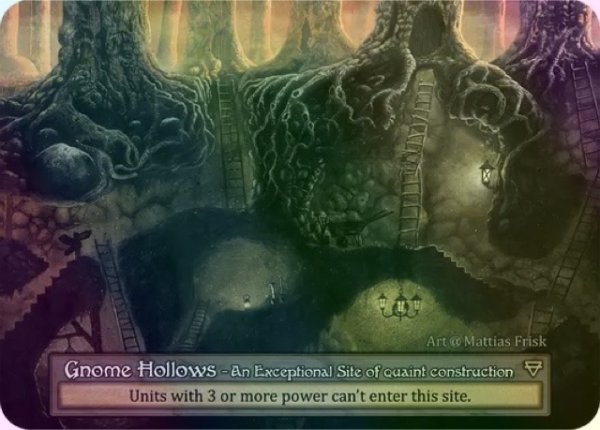 画像1: 【Site】Gnome Hollows【Alpha-Exceptional】《Foil》 (1)