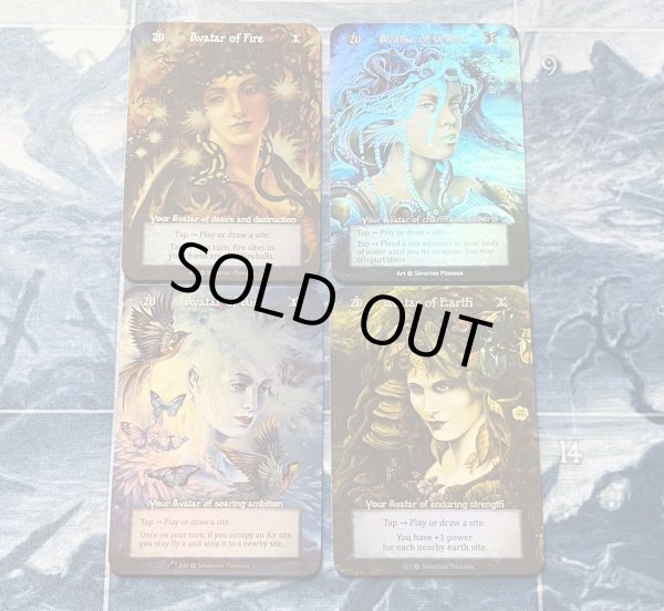 画像1: 【Sorcery TCG】 Alpha版 Avatar 4枚セット《Foil》 (1)