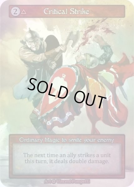 画像1: 【Fire】Critical Strike【Alpha-Ordinary】《Foil》 (1)