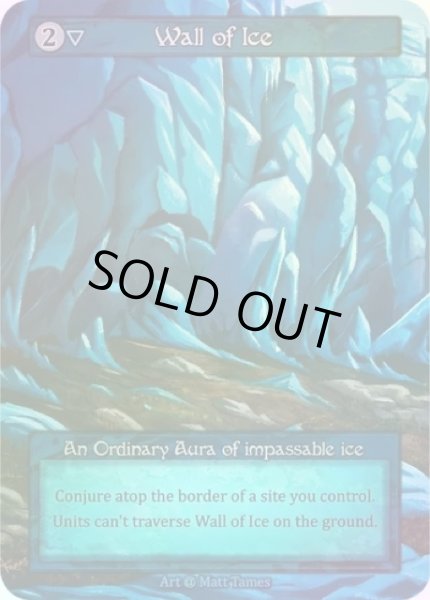 画像1: 【Water】Wall of Ice【Alpha-Ordinary】《Foil》 (1)