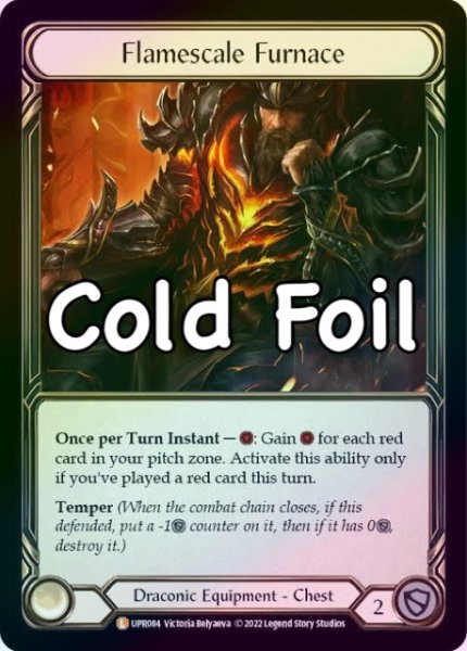 画像1: 【Cold Foil】Flamescale Furnace【UPR084-L】 (1)