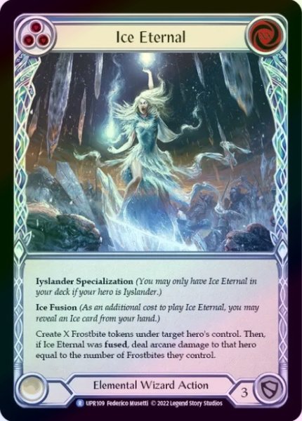 画像1: 【Elemental Wizard】Ice Eternal ［青］【UPR109-R】《Rainbow Foil》 (1)