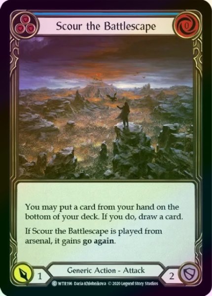 画像1: 【Generic】Scour the Battlescape ［青］【U-WTR196-C】《Rainbow Foil》 (1)