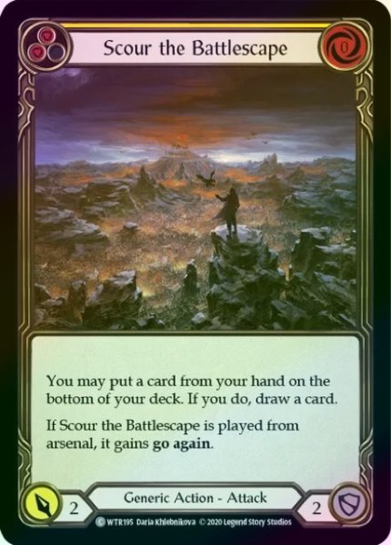 画像1: 【Generic】Scour the Battlescape ［黄］【U-WTR195-C】《Rainbow Foil》 (1)