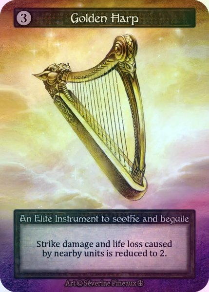 画像1: 【Artifact】Golden Harp【AL-Elite】《Foil》 (1)