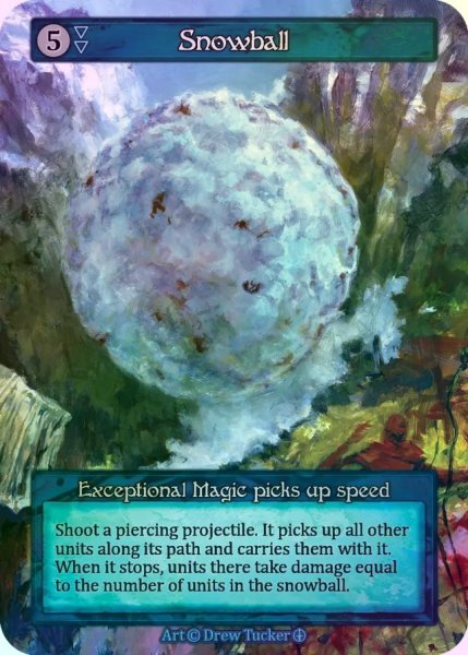 画像1: 【Water】Snowball【AL-Exceptional】《Foil》 (1)