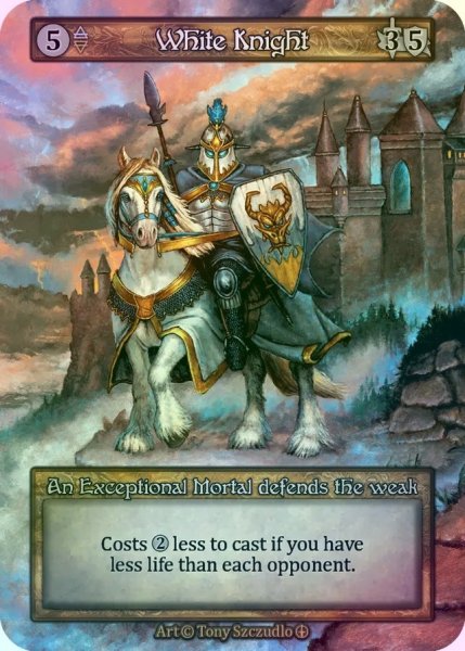 画像1: 【Water/Earth】White Knight【AL-Exceptional】《Foil》 (1)