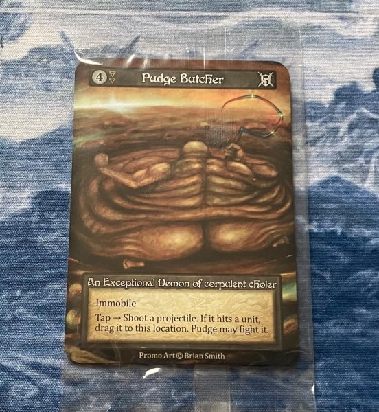 画像1: ※未開封品【Sorcery TCG】Pudge Butcher【Dust Promo】Regular (1)