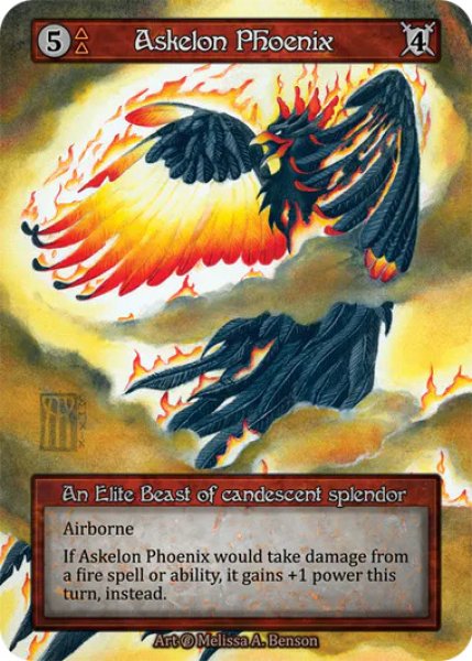 画像1: 【Fire】Askelon Phoenix【Beta-Elite】Regular (1)