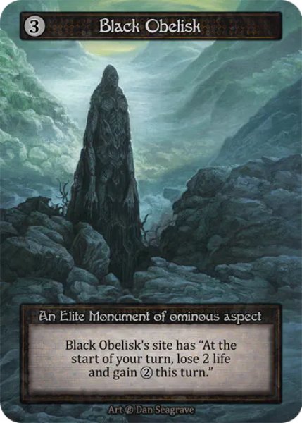 画像1: 【Artifact】Black Obelisk【Beta-Elite】Regular (1)