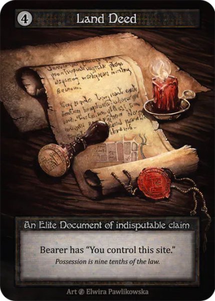 画像1: 【Artifact】Land Deed【Beta-Elite】Regular (1)