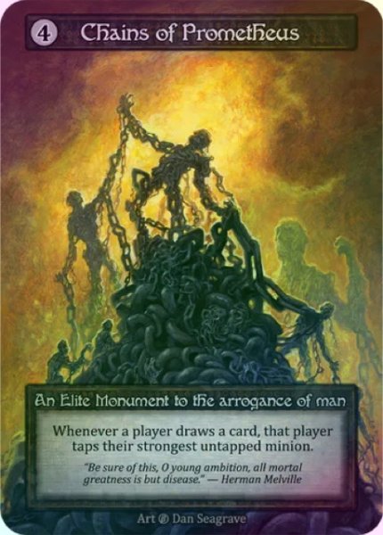 画像1: 【Artifact】Chains of Prometheus【Beta-Elite】《Foil》 (1)