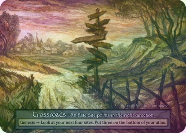画像1: 【Site】Crossroads【Beta-Elite】《Foil》 (1)