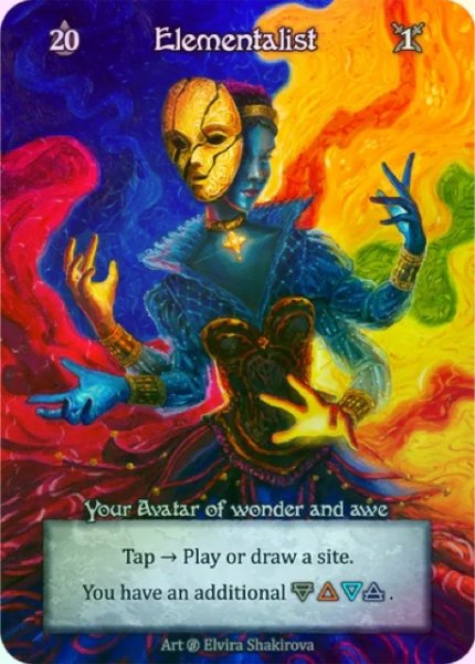 画像1: 【Avatar】Elementalist【Beta-Elite】《Foil》 (1)