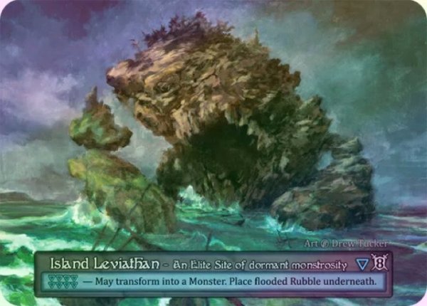 画像1: 【Site】Island Leviathan【Beta-Elite】《Foil》 (1)