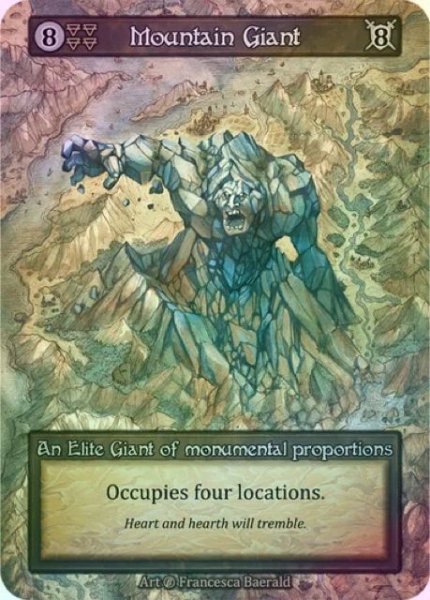 画像1: 【Earth】Mountain Giant【Beta-Elite】《Foil》 (1)