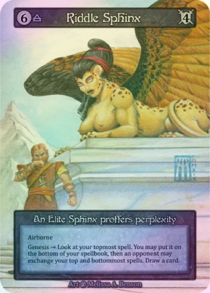 画像1: 【Air】Riddle Sphinx【Beta-Elite】《Foil》 (1)